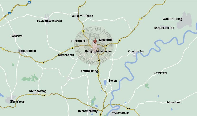 Lageplan: 83527 Haag in Oberbayern