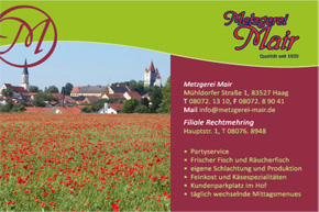 Metzgerei Mair Haag in Oberbayern